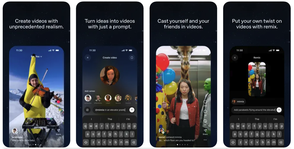 Sora 2 공개, 영상계의 ChatGPT+TikTok… 생성형 AI 영상의 대중화