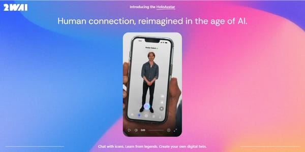 👻 故人と「再会」できる？倫理的議論を呼ぶAIアバターサービス「2wai」